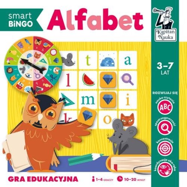 Gra Edukacyjna Smart Bingo Alfabet Kapitan Nauka Edgard Sklep