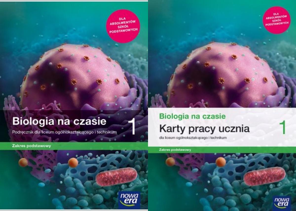 Biologia na czasie 1 Podręcznik i karty pracy dla liceum i technikum