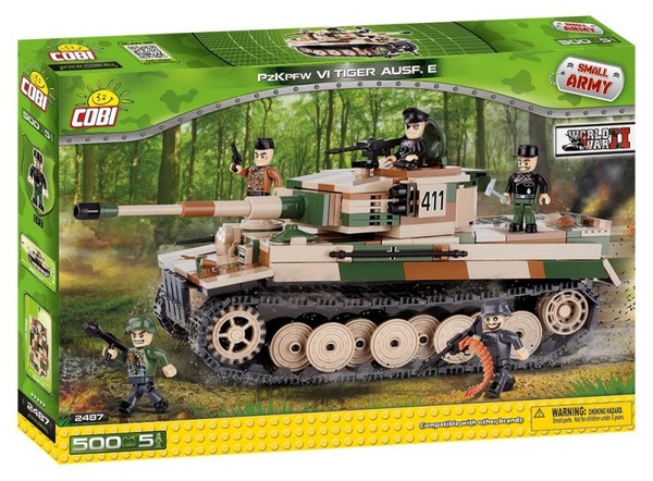 Klocki Small Army Tiger Pzkpfw Vi Ausf E Czo G Niemiecki Element W