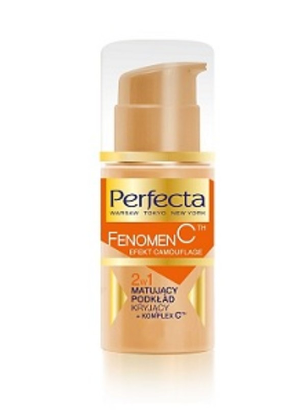 Perfecta Fenomen C 2w1 Nude podkład Podkład matująco kryjący 30 ml