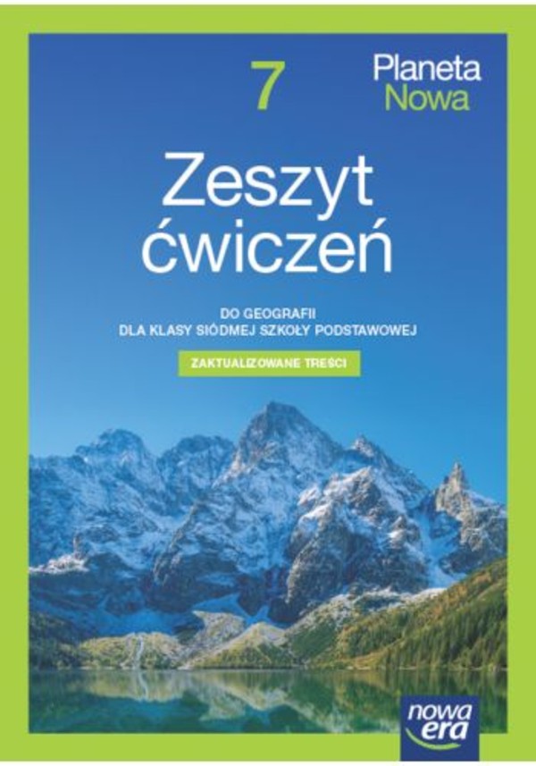 Planeta Nowa 7 NEON Zeszyt ćwiczeń do geografii dla klasy siódmej