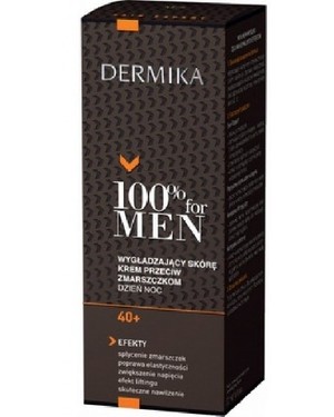 100% for Men 40+ Wygładzający krem na dzień i noc