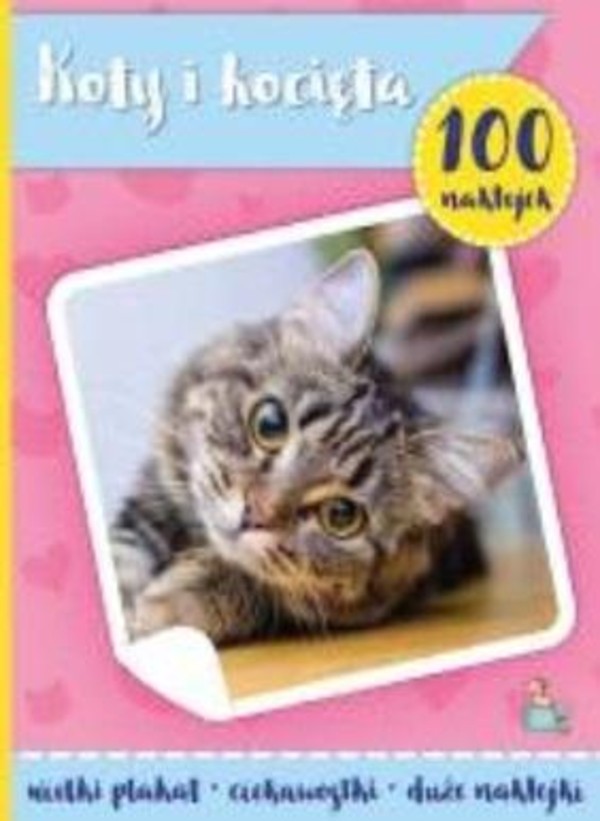 100 naklejek z plakatem Koty i kotki