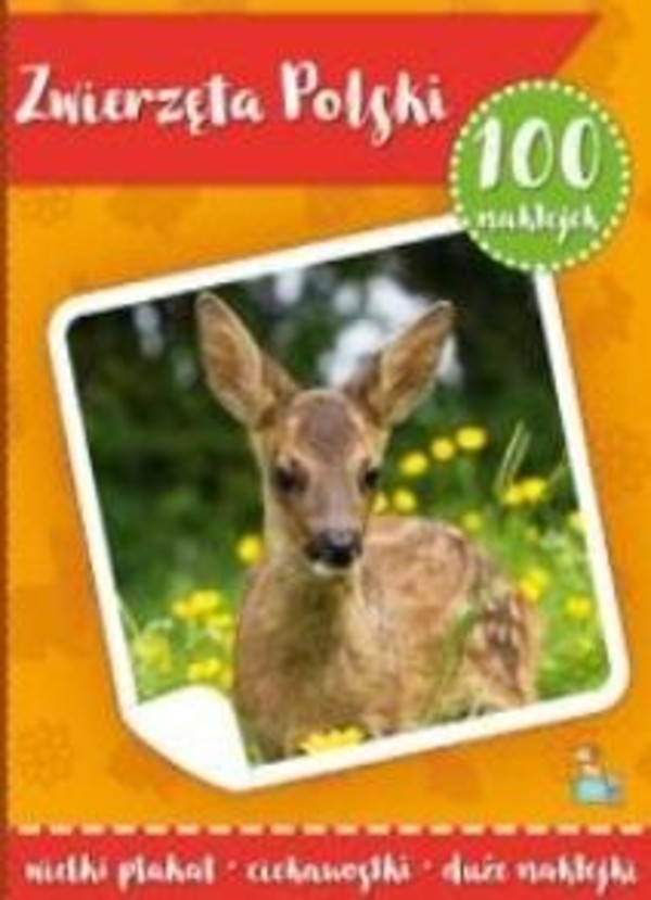 100 naklejek z plakatem Zwierzęta Polski