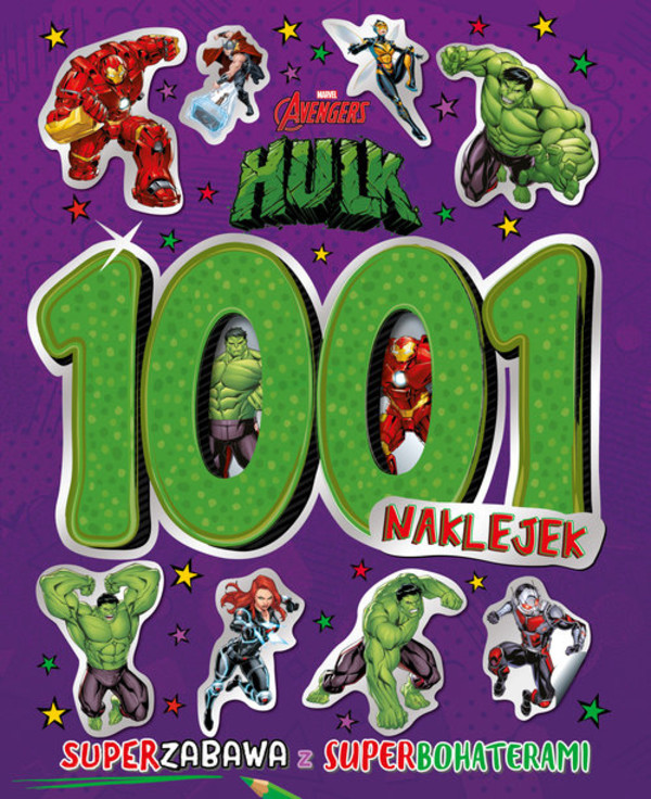 1001 naklejek Marvel Avengers Hulk