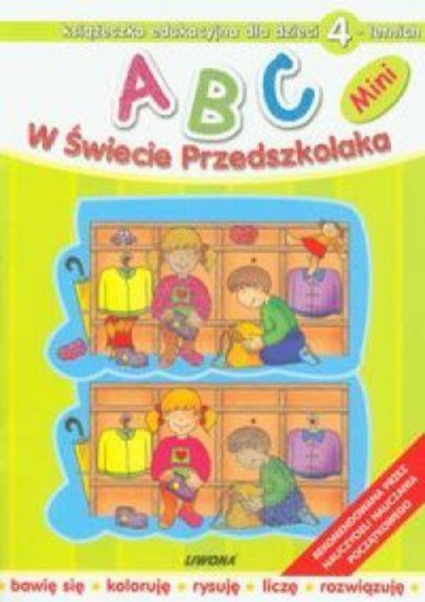 ABC MINI W świecie Przedszkolaka Książeczka edukacyjna dla dzieci 4-letnich