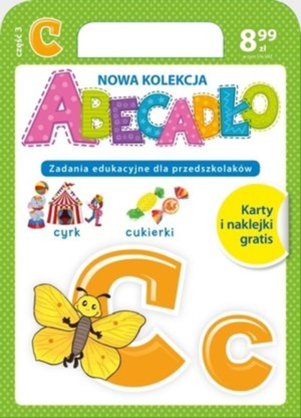 ABECADŁO Zadania edukacyjne dla przedszkolaków - literka C. Część 3