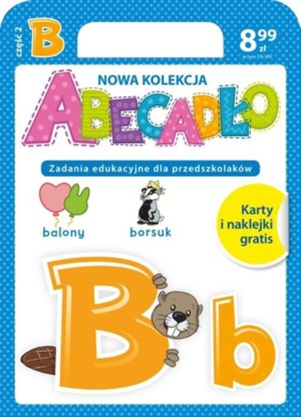 ABECADŁO Zadania edukacyjne dla przedszkolaków - literka B. Część 2