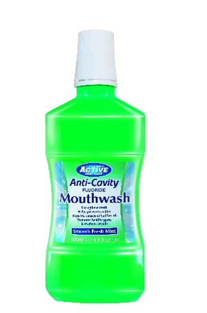 Active Oral Care Fresh Mint Płyn do płukania jamy ustnej z fluorem