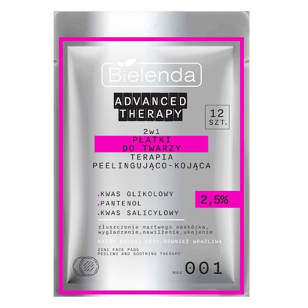 Advanced Therapy Płatki do twarzy 2w1 terapia peelingująco-kojąca 2,5%