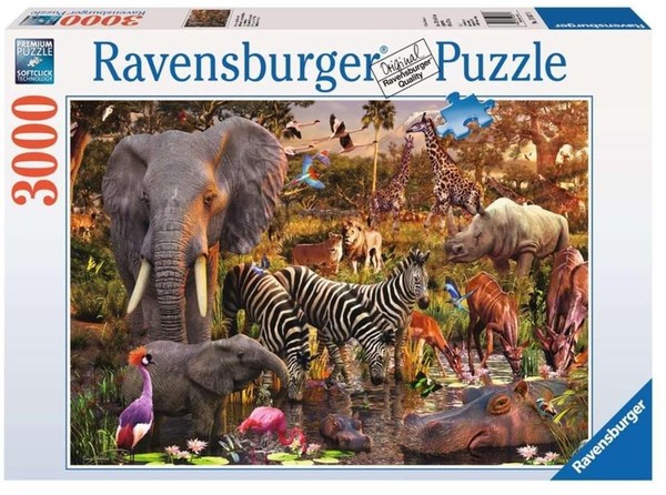 Puzzle AFRYKAŃSKIE ZWIERZĘTA 3000 elementów