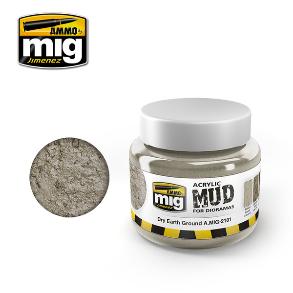 Acrylic Mud for Dioramas - Dry Earth Ground (250 ml)