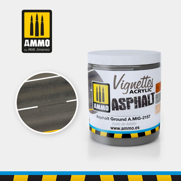 Acrylic Mud - Vignettes - Asphalt Ground (100 ml)