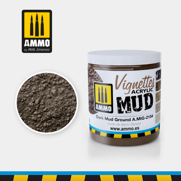 Acrylic Mud - Vignettes - Dark Mud Ground (100 ml)