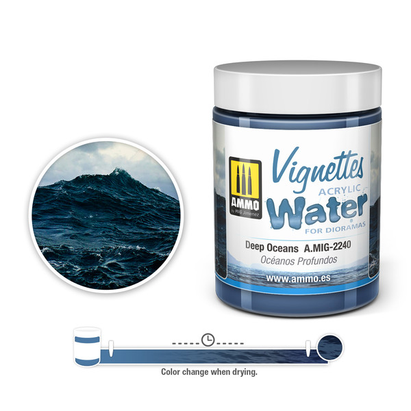 Acrylic Water - Vignettes - Deep Oceans (100 ml)