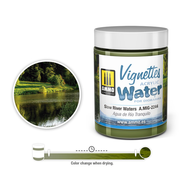 Acrylic Water - Vignettes - Slow River Waters (100 ml)