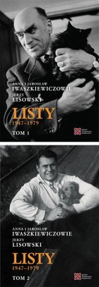 Okładka:Anna i Jarosław Iwaszkiewiczowie-Jerzy Lisowski Listy 