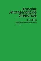 Annales Mathematicae Silesianae. T. 24 (2010) - pdf
