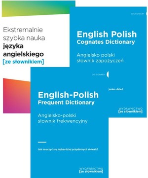 ASAP English - Pakiet książki Ekstremalnie szybka nauka angielskiego oraz słowników: frekwencyjnego i zapożyczeń