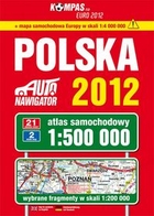 Auto Nawigator Polska 2012. Atlas samochodowy 1:500 000