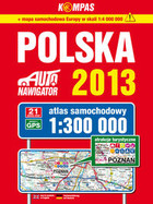 Auto Nawigator Polska 2013. Atlas samochodowy 1:300 000