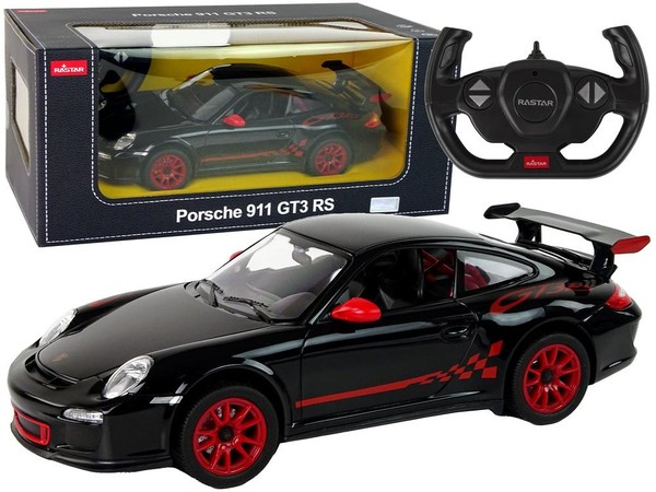 Auto zdalnie sterowane Porsche 911 GT3 RS Rastar 1:14 czarne