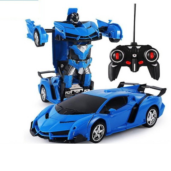 Auto Robot Transformers 2w1 RC niebieski