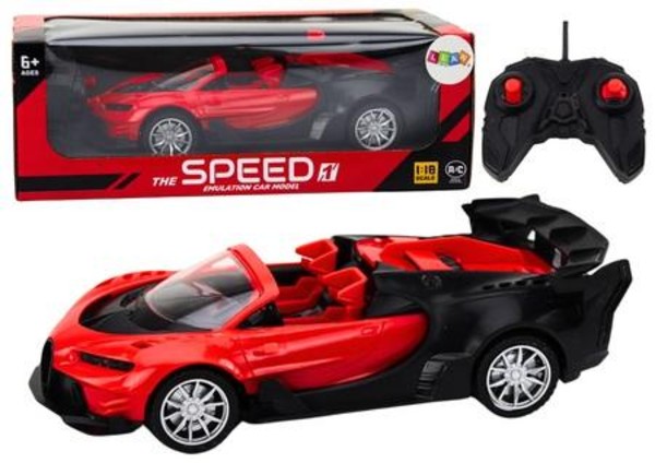 Auto sportowe czerwone