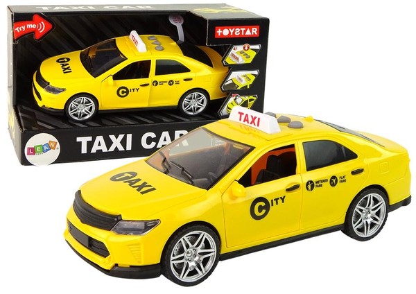 Auto taxi 1:14 żółte