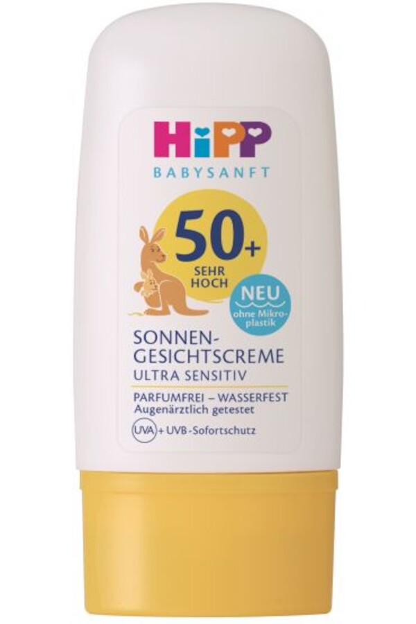 Babysanft Krem ochronny do twarzy na słońce od 1. dnia życia Ultra Sensitiv SPF50+