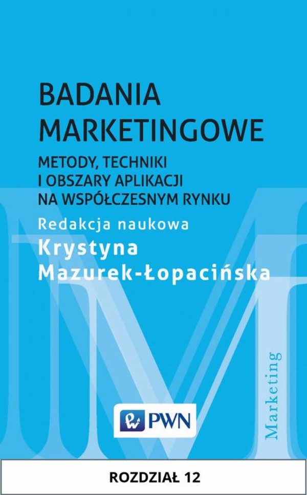 Badania marketingowe. Rozdział 12 - mobi, epub