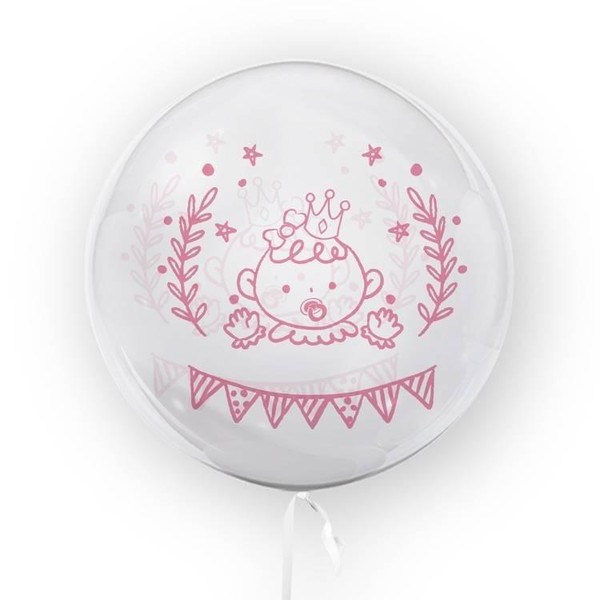 Balon Dziewczynka Baby Shower 45 cm