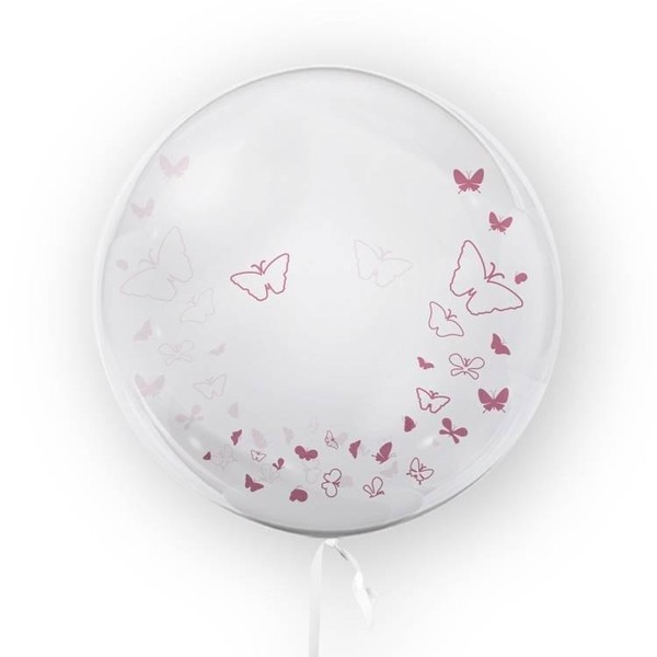 Balon Motyle różowy 45 cm