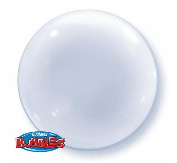 Balon foliowy Bubble Deco transparentny 61 cm