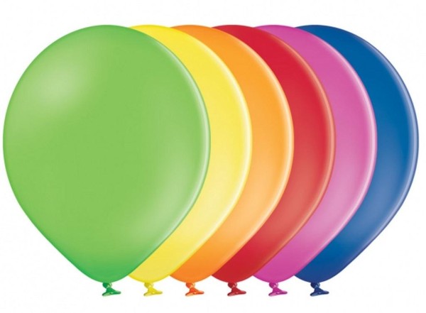 Balony B85 pastelowe MIX 27cm 100szt