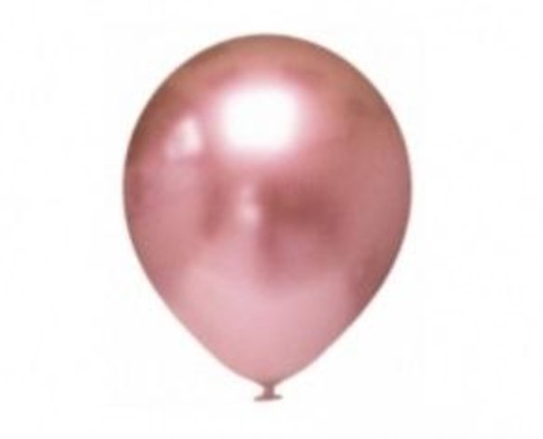 Balony chromowane różowo-złoty 30,5cm 10szt
