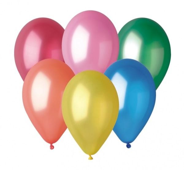 Balony metal różnokolorowe 30 cm 100 sztuk