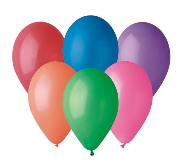 Balony pastelowe MIX 30cm 50szt