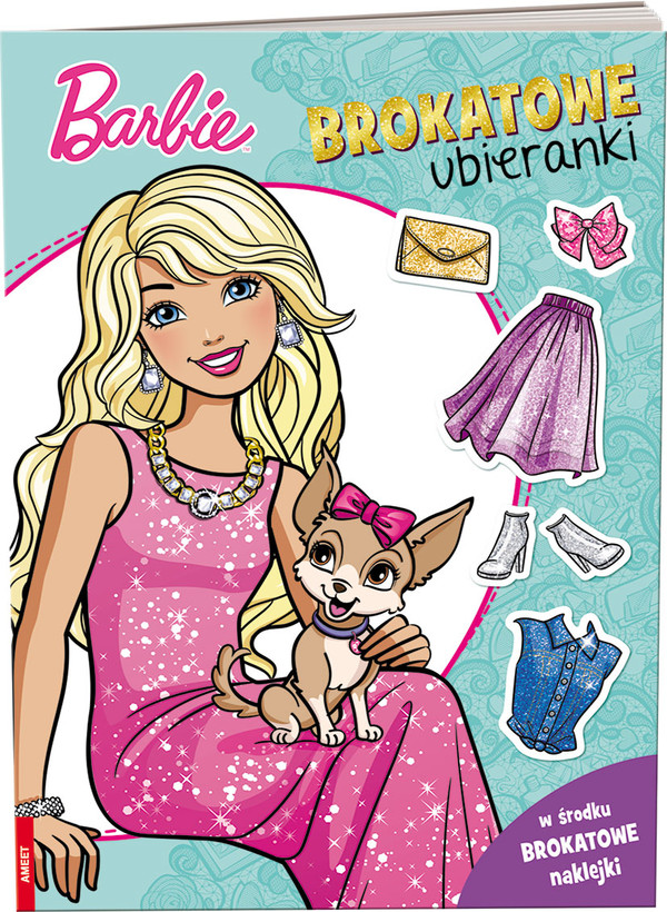 Barbie Brokatowe ubieranki