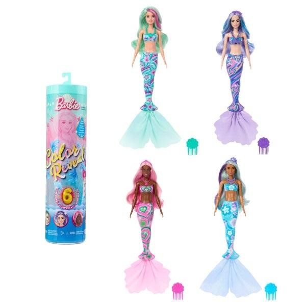 Barbie Color Reveal Lalka Morskie syrenki