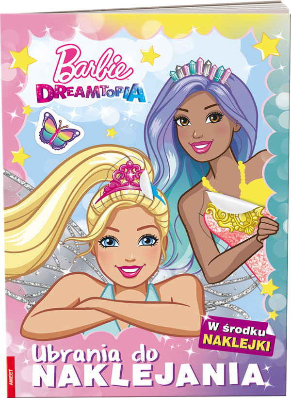 Barbie dreamtopia Ubrania do naklejania