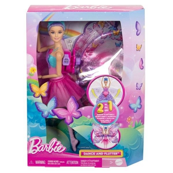 Barbie Motylkowa baletnica Lalka 2w1 HXJ10