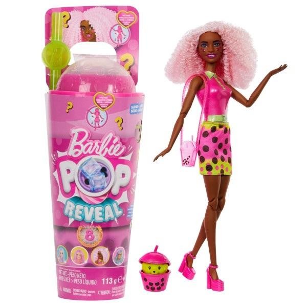 Barbie Pop Reveal Lalka Jagoda Bubble Tea HTJ20