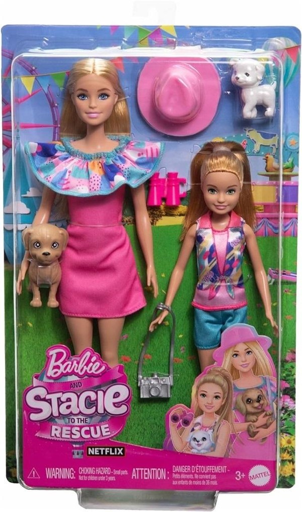 Barbie Lalki Stacie i Barbie HRM09