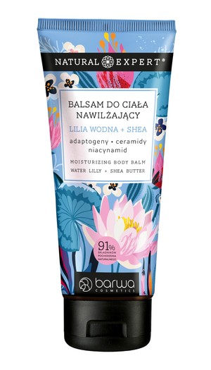 Lilia wodna + Shea Natural Expert Balsam do ciała nawilżający