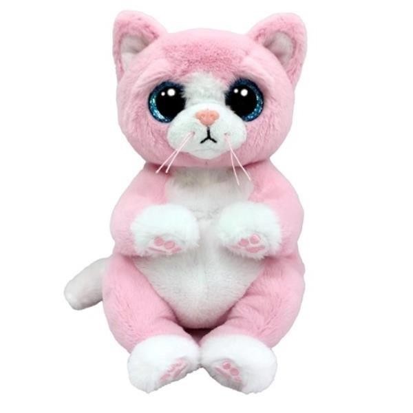 Maskotka Beanie Bellies Różowy kot Lillibelle