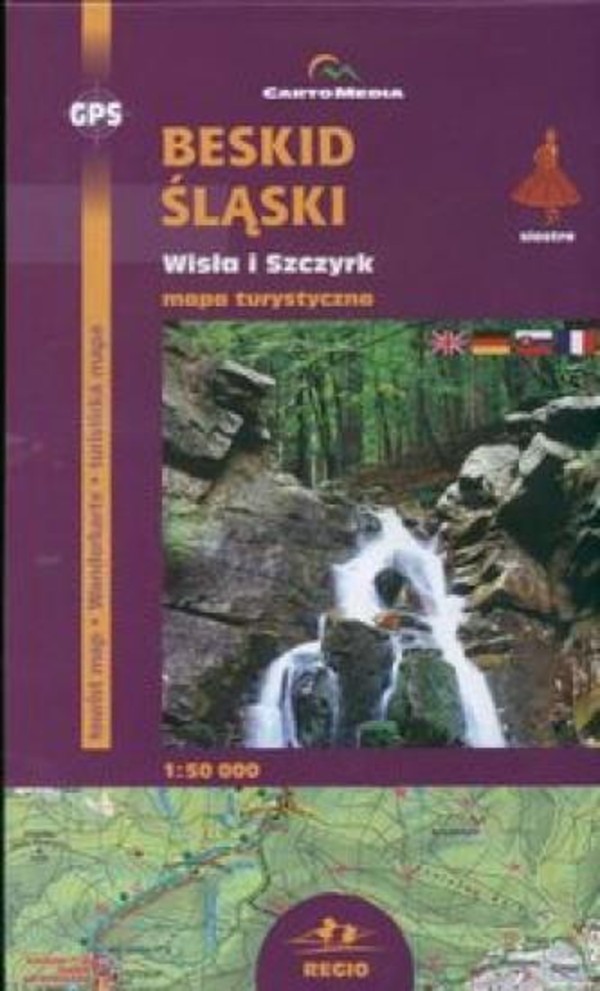 Beskid Śląski. Wisła i Szczyrk. mapa turystyczna Skala 1:50 000