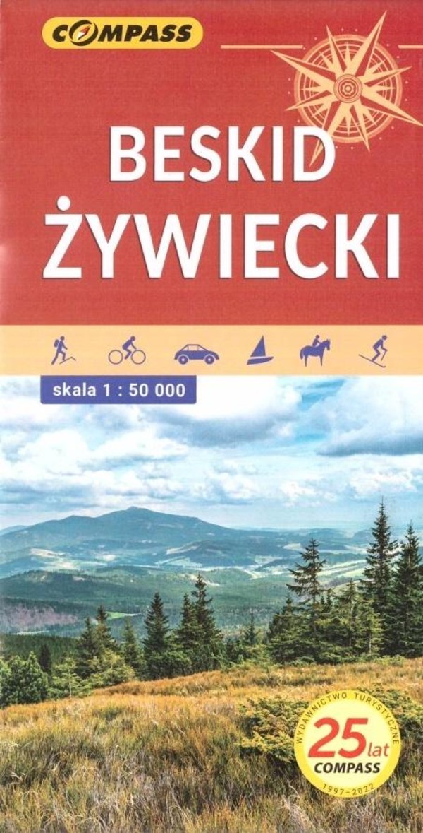 Beskid Żywiecki Mapa turystyczna Skala: 1: 50 000