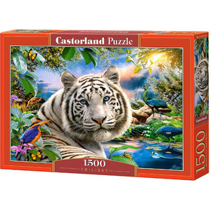 Puzzle Biały Tygrys Twilight 1500 elementów