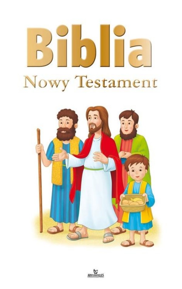 Biblia Nowy Testament (biała) ilustrowana, dla dzieci